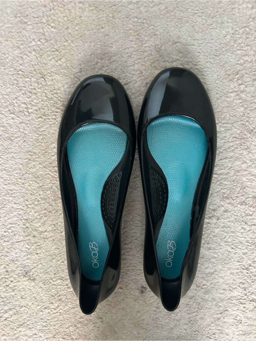 Black Patent Flats